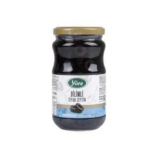 Siyah Zeytin Dilimli Kavanoz 370 Cc