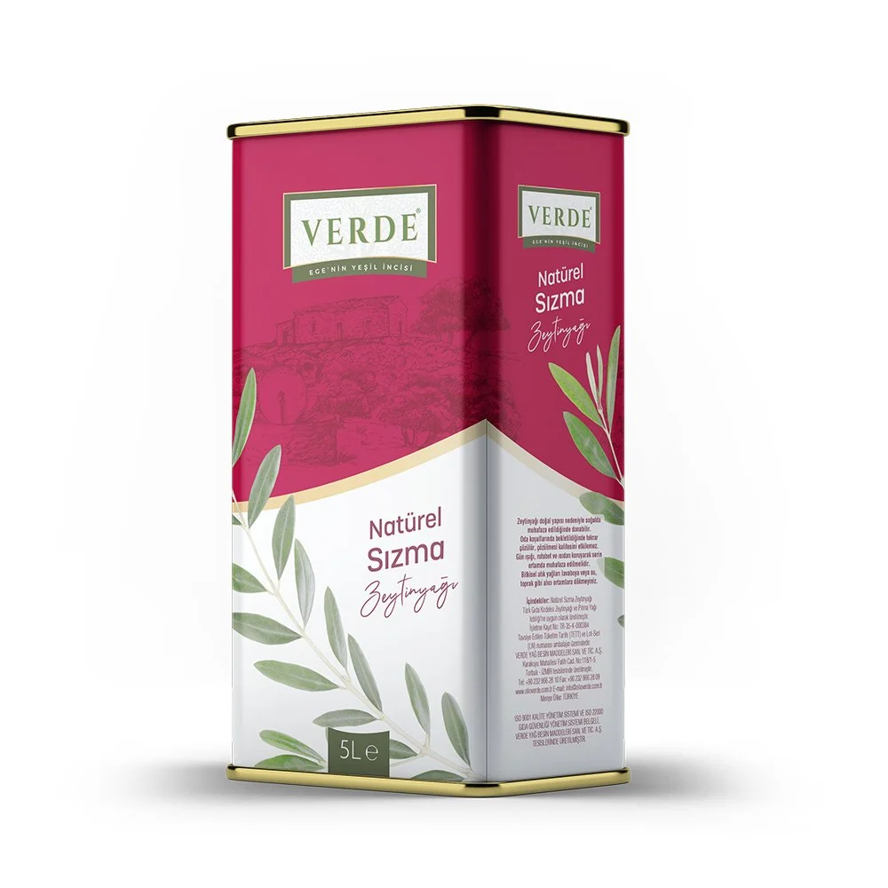 VERDE NATURAL SIZMA ZEYTİNYAĞ 5 LT
